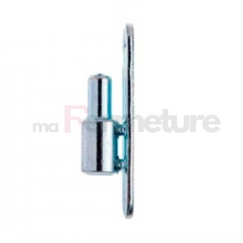 Fiche Mâle PVC - Gorge 16mm Ø13 P09 - Aspect Inox - OTLAV