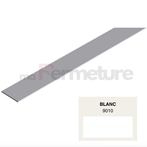 Plat PVC de 60mm - Blanc 9010 - Rehau