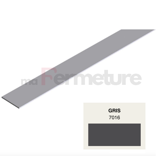 Plat PVC de 60mm - Gris Anthracite 7016 - Rehau